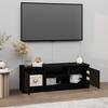 VidaXL TV Stand with Door Black 102x30x36 Cm 823351