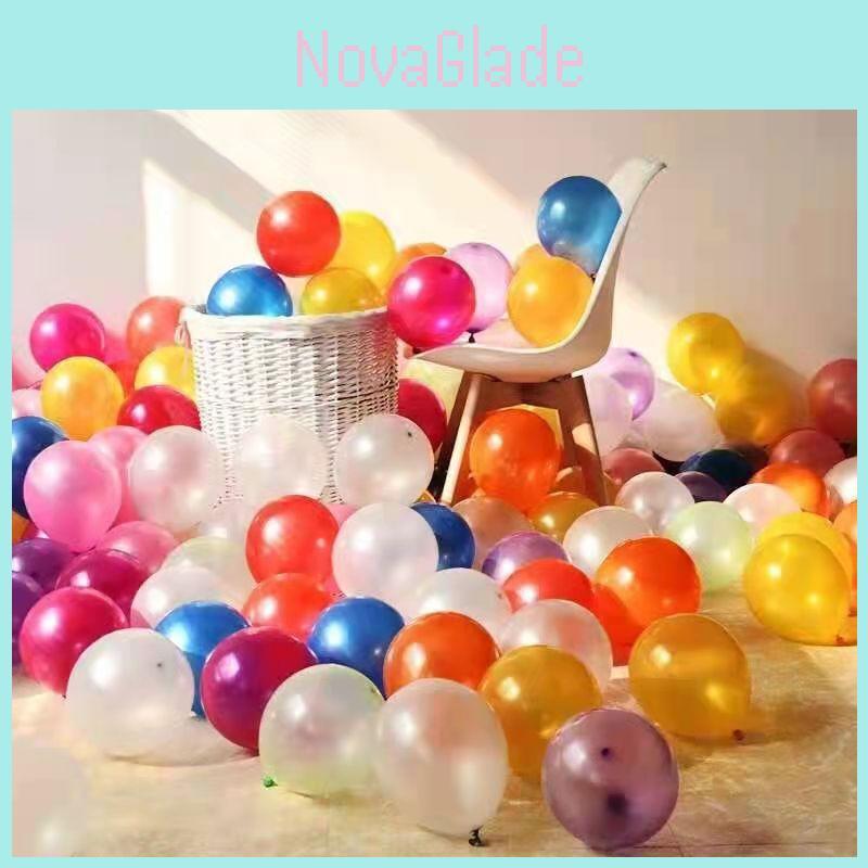 Latex Balloons Set With Matte Finish For Birthday Party Decoration And Event Celebrations