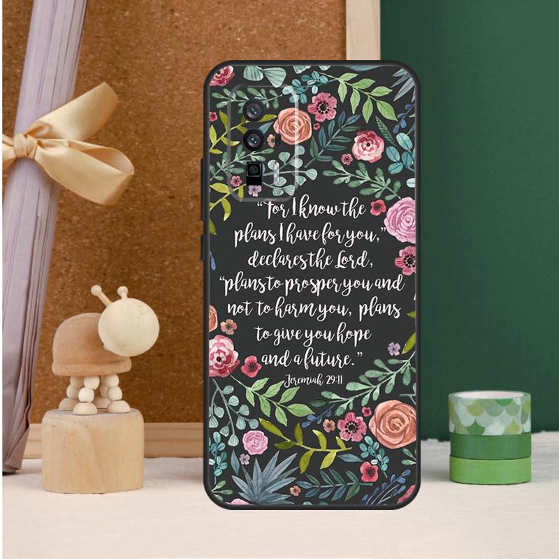 

Bible Verse Case For Xiaomi 13 14 Ultra 13T 12T 11T 12 Lite POCO X6 M6 Pro X3 X4 X5 F3 F4 M5s F5 Cover Mi 11T (11T Pro)