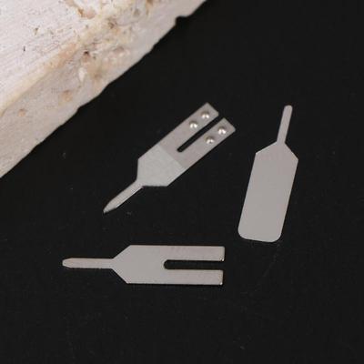 100 יחידות רפידות ריתוך נקודתי לסוללה מנירוסטה רפידות חיבור לקוטב חיובי ושלילי פיני סוללה