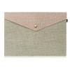 Home Imitation Linen Canvas Document Bag File Folders Folders Organizers File Envelopes File Bags