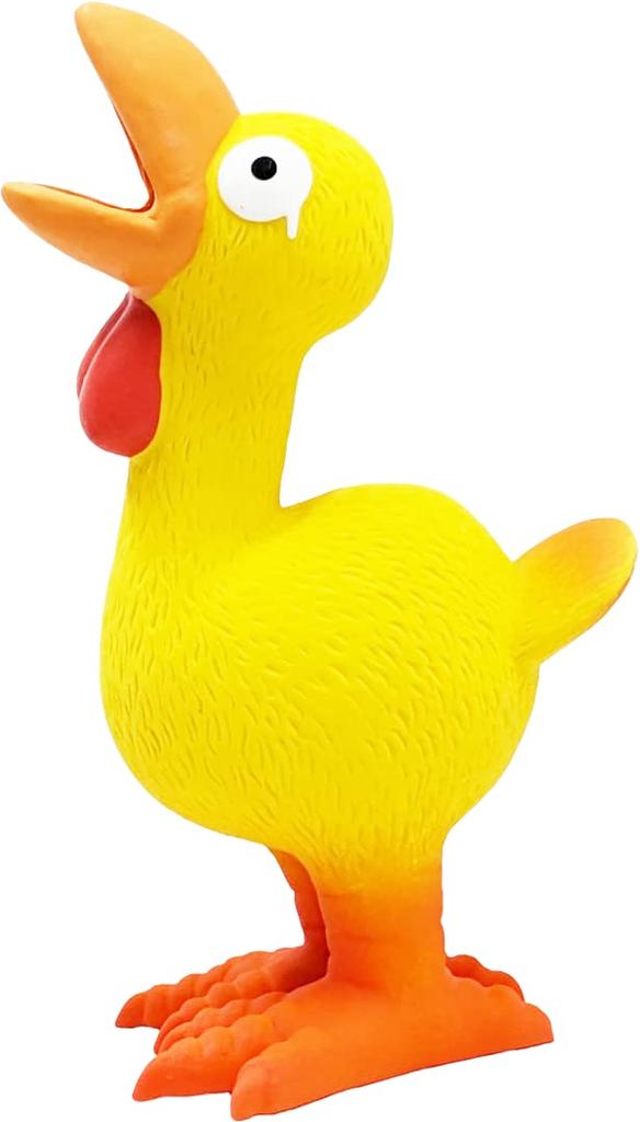 PLATZ PET Dog Toy Big Screaming Chicken Yellow SUPPLISES&FUN (Platz)