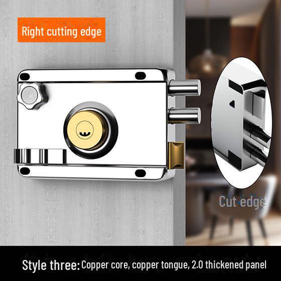 

Универсальный противоугонный дверной замок из нержавеющей стали для внутренних помещений и общежитий