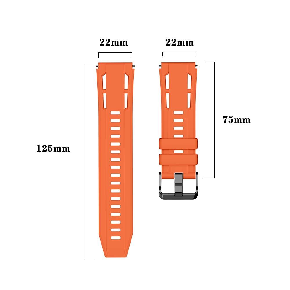 Silicone Watch Band for Huawei Watch Ultimate 2 Breathable Soft 22mm Dual-Color Official Watchband Fit for Huawei Watch6 5 46mm
