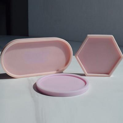 1Pc Tray Mold Storage Box Silicone Mold Diy Coaster  Mold Ashtray Cement Flower Pot Mold Resin Casting Plaster Mold
