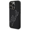 Karl Lagerfeld Klhcp15L3Drksdlk Iphone   15 Pro 6.1 Czarny/Black Hardcase 3D Rubber Signature