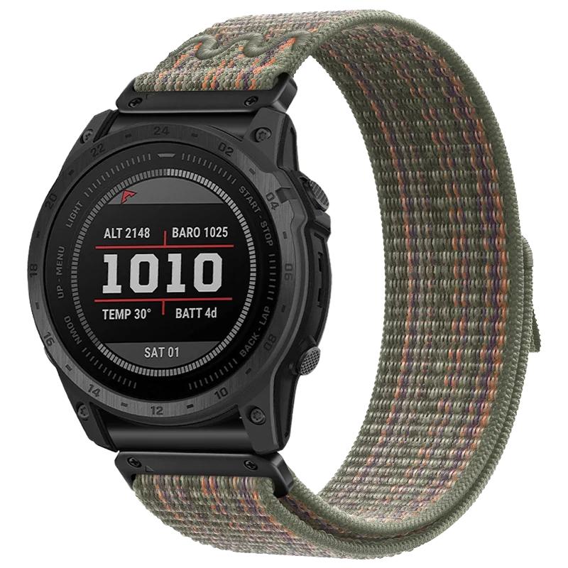 For 22 26mm QuickFit Strap for Garmin Tactix 7 Pro Enduro Fenix 7X 7 Pro 6X 6 Pro 5 5X Plus Epix Gen 2 935 Bracelet Nylon Watchband