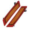 Side Marker Light Reflector for BMW X5 E70 2011 2012 2013 Front Bumper Left and Right White 63147274433 63147274434