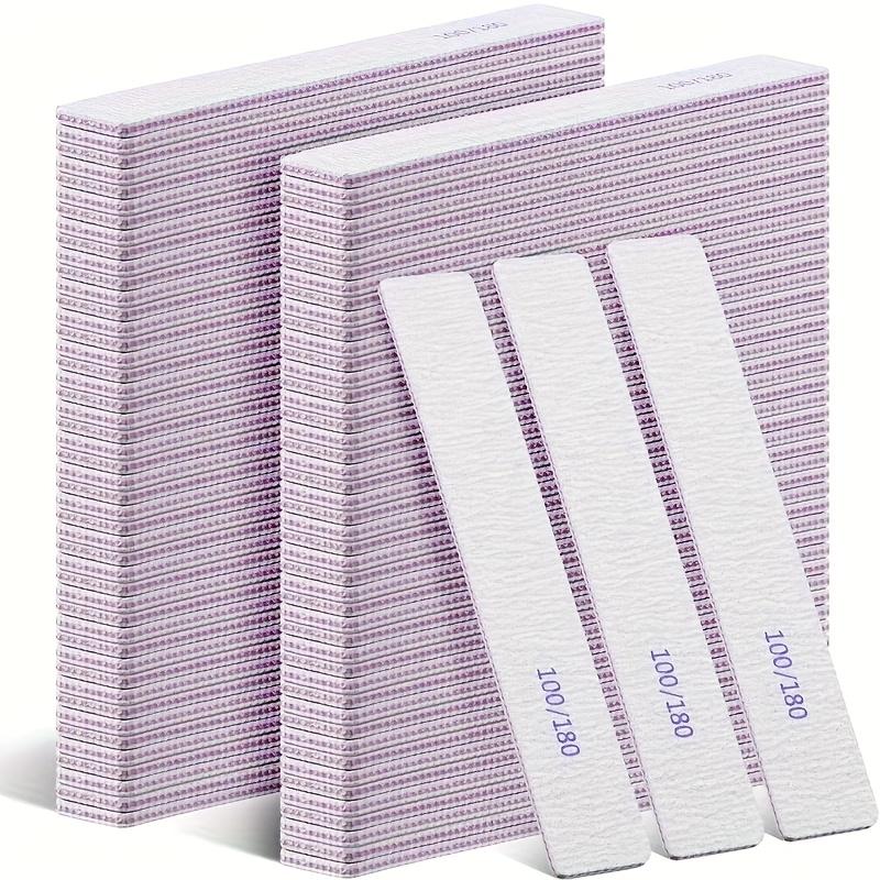 Xiaomi 25-Pack Double-Sided Nail Files, Grit Professional Emery Boards for Natural And Acrylic Nails, Reusable Manicure Nail Art DIY