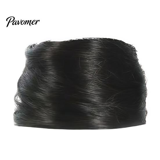 Natural Looking Bun Extension Women Hairpiece with Hair Tie, Straight Instant Volume Extension, Synthetic Updo Chignon Ponytail Scrunchies Scrunchie
