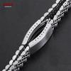 Folding Buckle Bracelet 12mm 14mm 16mm 18mm 20mm 22mm Stainless Steel Watch Straps Wristband Silver Metal Universal Watch Band