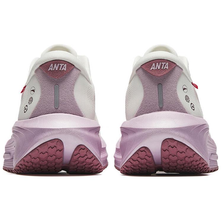 Anta Ark PG7 Comfortable Versatile Shock Absorbing Durable Low Top Running Shoes Women sneaker White Purple 122445534-2