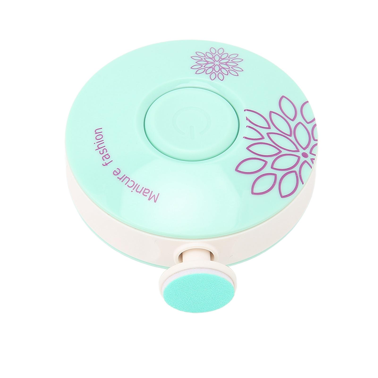 

Электрический триммер для ногтей для младенцев, набор пилок для ногтей, 6 шлифовальных головок для взрослых, новорожденных, младенцев, малышей, ногтей на ногах зелёный