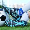 Outdoor Golden Children's Football Training Shoes AG/TF Soccer Cleats Kids Boys Quality Football Boots for Children Futsal Shoes