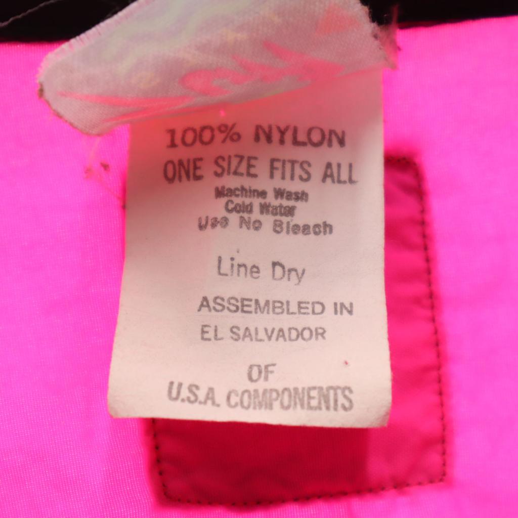 Surf STYLE 90s Old Half Zip Nylon Jacket ONE SIZE Black Pullover Men's Used