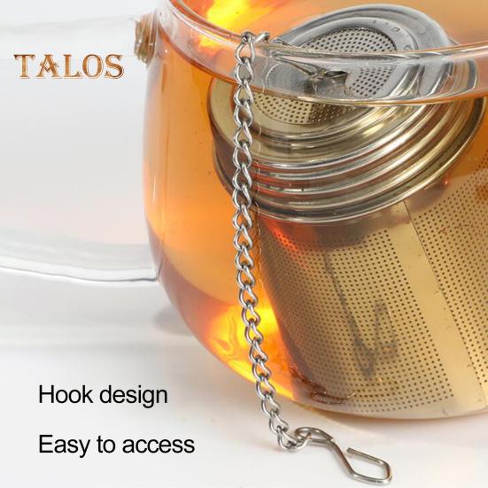 Set 4 Infusori Per Tè In Acciaio Inox - Maglia Fine, Con Catena, Per Foglie Sfuse E Spezie - Foto 8