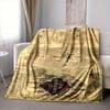 1Pc Harry Potter'S Map Mystery Flannel Blanket, Soft And Comfortable, Casual Warm, Camping Travel, Christmas, Halloween Xmas Gift Y1604