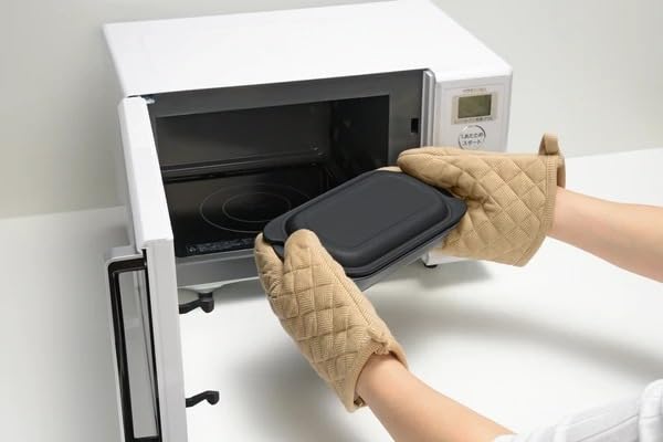 Wahei freiz Parise RE-7758 Slim Range Pan, Dishwasher Safe, Grill Pan, and Heat-Resistant Plate, Browns In the Microwave!