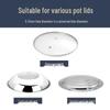Heat-Resistant Stainless Steel Pot Lid Handle - Anti-Scalding Kitchen Knob for Woks