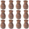 12 Stück Holz-Kordelknöpfe für Jalousien, Vasenform Holz-Kordelquasten/Tropfen, Ersatz für Schnurzieher von Rollos