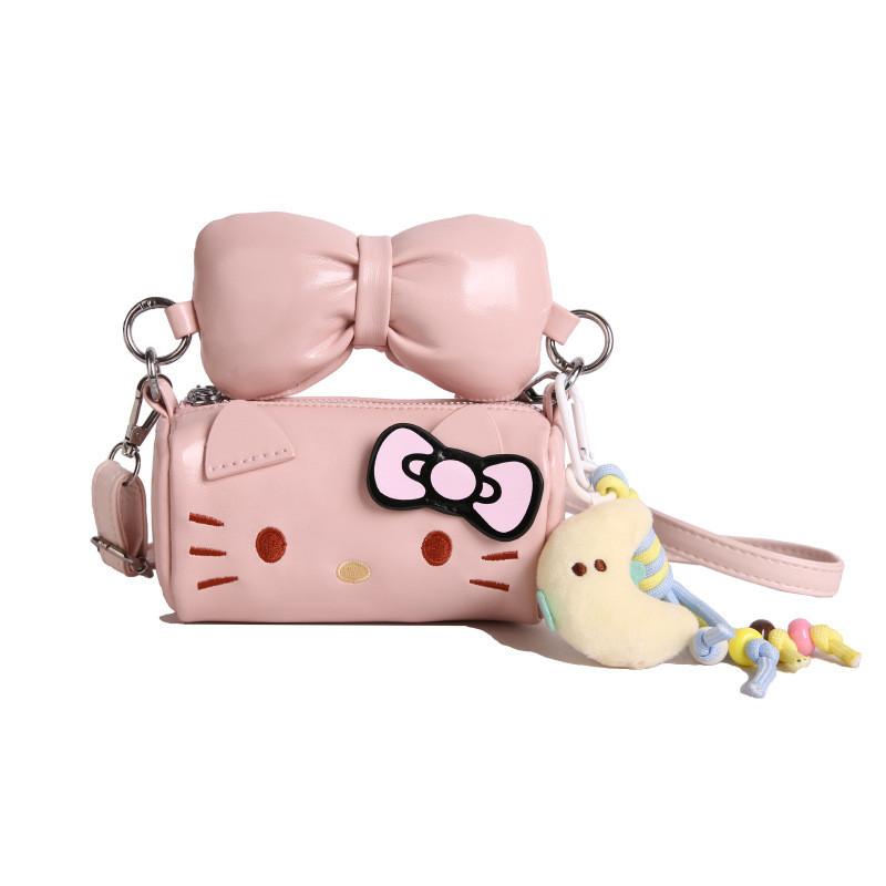 Hello Kitty Cartoon Mini Mädchen Umhängetasche Aus Wasserdichtem PU-Material Für Den Täglichen Gebrauch