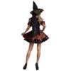 Halloween Party Orange Witch Costume Show Magic Witch Costume