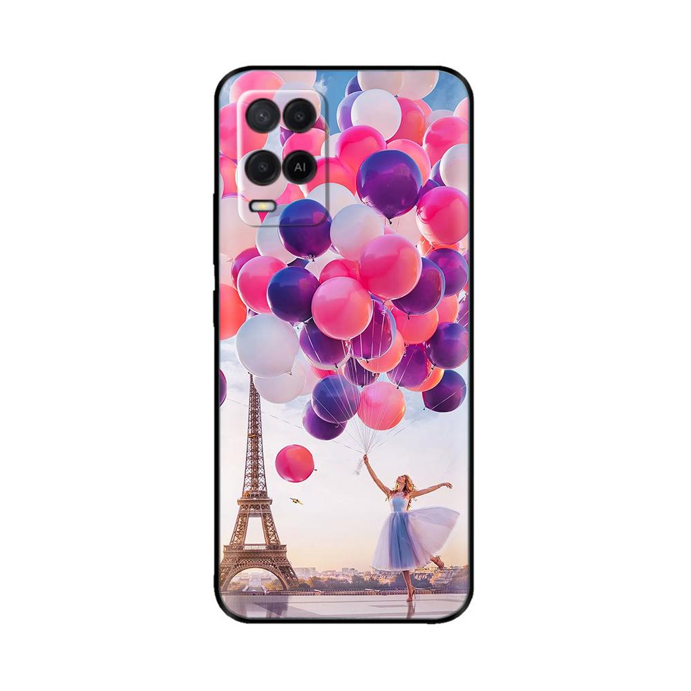 For Oppo A54 A74 Case Soft Black Silicone TPU Phone Back Cover for Oppo A54 4G CPH2239 A54 5G CPH2195 A74 4G 5G Case Cover Coque