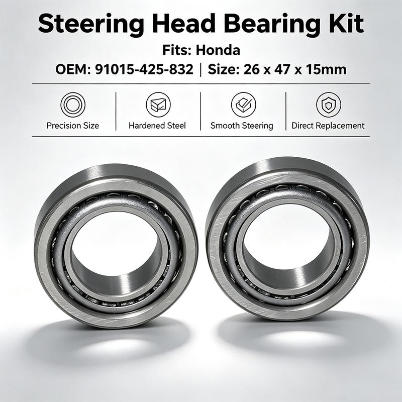Steering Head Bearing Kit For Honda XL200R/PARIS DAKAR XLR250 XR200 XR200R XR250R XL350R XL500R XR500R XR600R XR650L CR480R Moto