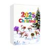 2025 Snowman Advent Calendar for Kids 24-Day Christmas Countdown Box with Acrylic Ornaments Multifunctional Holiday Decoration