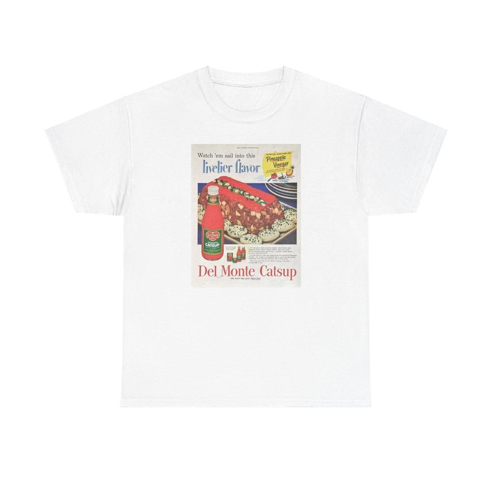 

Vintage Inspired Advertisement Unisex T-shirt Tee, Retro Catsup Shirt, Nostalgic Graphic 2XL
