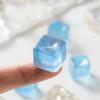 Mini Blocco di Ghiaccio in TPR Giocattolo Pallina Antistress Novità Decompressione Trasparente Fidget Giocattoli da Spremere Cubo Giocattolo Squee R9R6