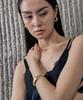 Grasse Matinee Bold Dome Cuff Bracelet Gold