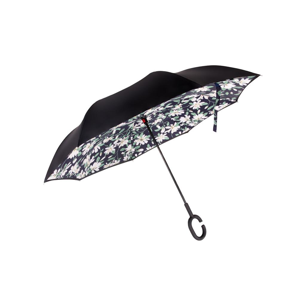 Thickened Black Parasol Umbrella Umbrella Boutique Innovative Reverse Umbrella Double-layer Sun Umbrella