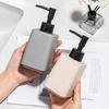 Set of 3 Ceramic Soap Dispenser Set Including Storage Tray and Toothbrush Cup for Bathroom Countertop Decoration