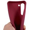 For Samsung Galaxy S23 Matte Soft TPU Case Anti-drop Phone Cover with Wide Lanyard