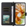 For ZTE Nubia Focus 2 5G Leather Case Stand Wallet Phone Cover with Shoulder/Wrist Strap