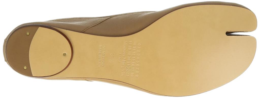 Maison Margiela Tabi Ballerina Flat Ballet Size Flats, Women's, Nude, 23.5 cm, S58WZ0042-P3753 [Used]
