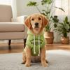 Cozy Letter Print Dog Sleeveless Hoodie Breathable Warm Pet Vest Jacket Soft with Drawstring Pet Jumpsuit Outdoor Activities