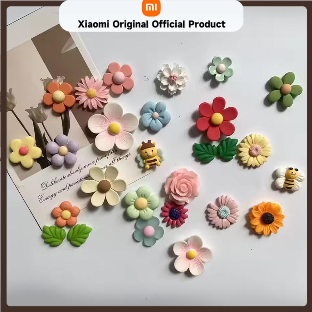 Xiaomi 8 Piezas Imanes de Nevera de Flores de Dibujos Animados Imanes Decorativos para Lavavajillas Pizarra Almacenamiento Cocina Decoración del Hogar