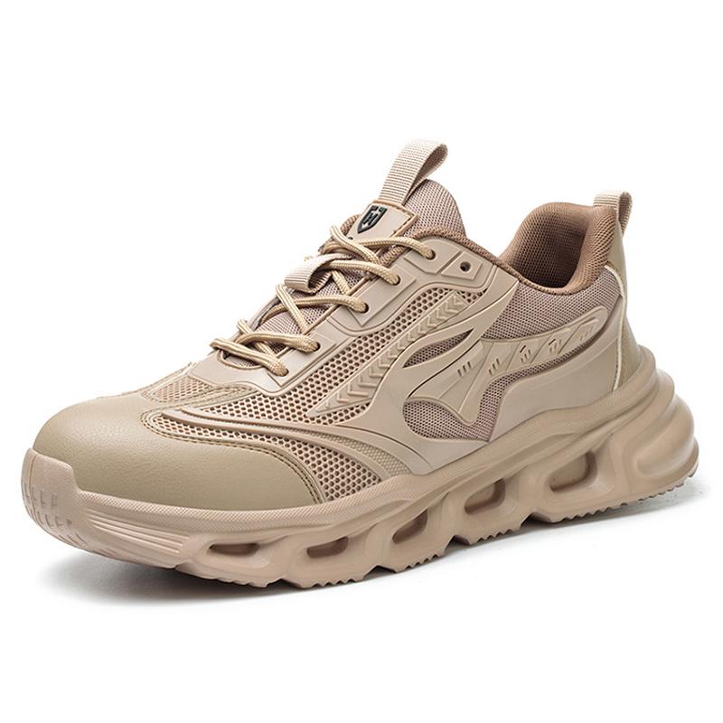 

Дышащая рабочая защитная обувь для мужчин, легкие рабочие кроссовки со стальным носком, непрокалываемые защитные неразрушаемые ботинки 38