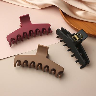 Sicherer Silikon Hai Clip Quadratischer Koreanischer Stil Gerade Linienförmige Haarklammer Kopfschmuck Kreativer Einfarbiger Hai Clip Schule