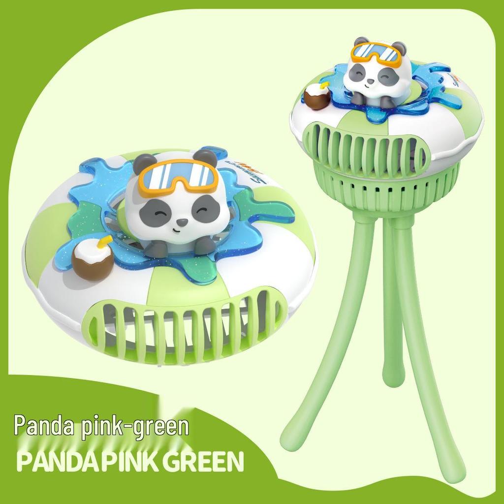 Octopus Handheld Stroller Fan: Portable USB-Rechargeable Cartoon Fan for Outdoor Baby Strollers