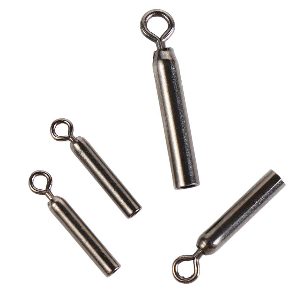 10pcs 360 Degree Fishing Floats Holders Stainless Steel Fishing Line Fixed Tube Fishing Accessories