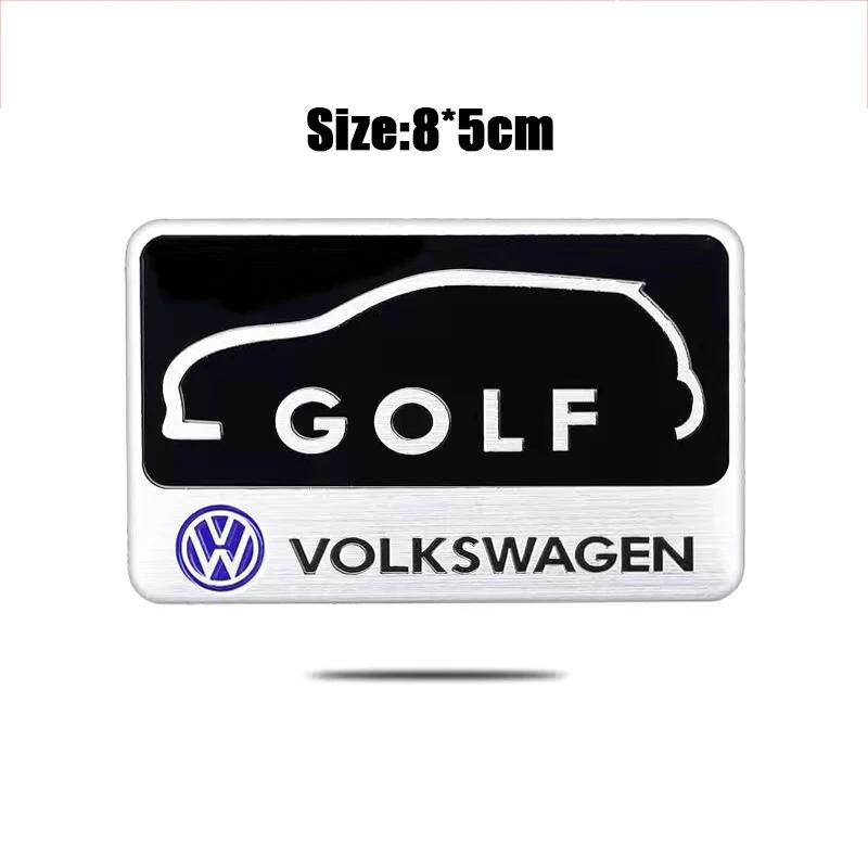 2025 Heißes Auto Aluminiumlegierung Aufkleber Emblem Für Volkswagen VW R-line R GTI Polo Golf MK8 Touareg Passat Magotan Tiguan Käfer B