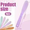 6 Pcs Large Makeup Scoops Spatulas Large Plastic Cosmetic Spatula Face Mask Spatula Reusable Cosmetic Mask Mixing Spoon Scoops Spatulas Beauty Spa
