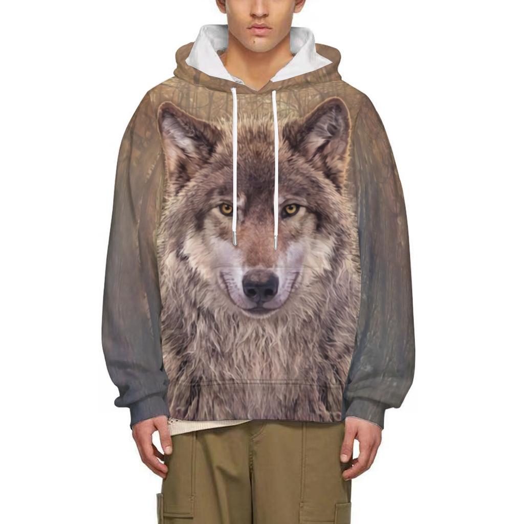 Personality Animal Wolf 3D Print Hoodies Sweatshirts Men/Women Fashion Streetwear Harajuku Hoodie