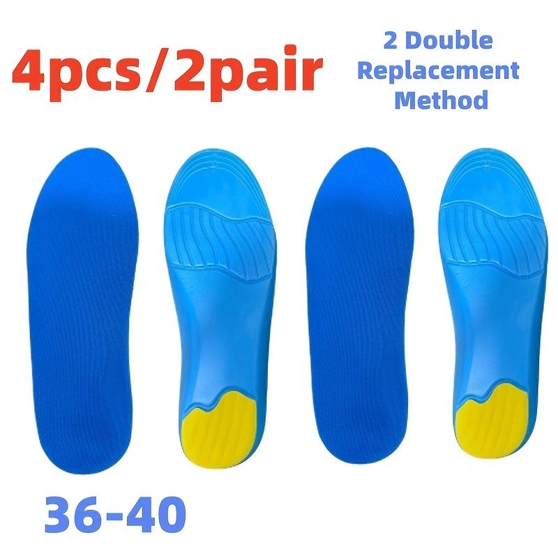 Stepping-on-Air Mugwort Deodorizing Insoles: Super Soft, Shock-Absorbing Cushion for Men and Women, Relieve Foot Pain and Tiredness from Long Standing