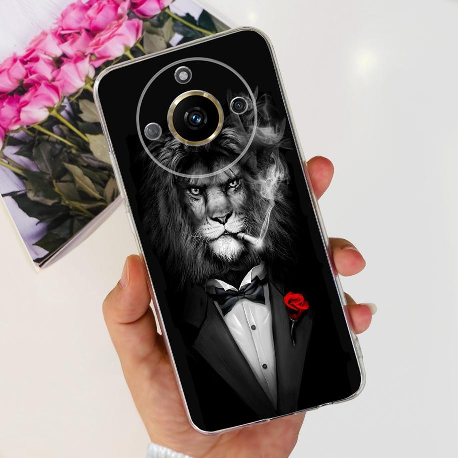 For Realme 11 Pro Plus Case RMX3740 RMX3741 Phone Cover Fashion Flower Butterfly Soft Silicone Funda For Realme 11 Pro 5G Bumper