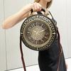 Women's Luxury Handbag, Funny Clock-shaped Bag Round Bag European  American Style Crossbody Bag Classic Retro Shoulder Bag