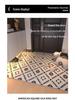 Geometric Entry Door Mat Silk Coil, Non-Slip, Wear-Resistant, Easy To Clean & Cut To Size